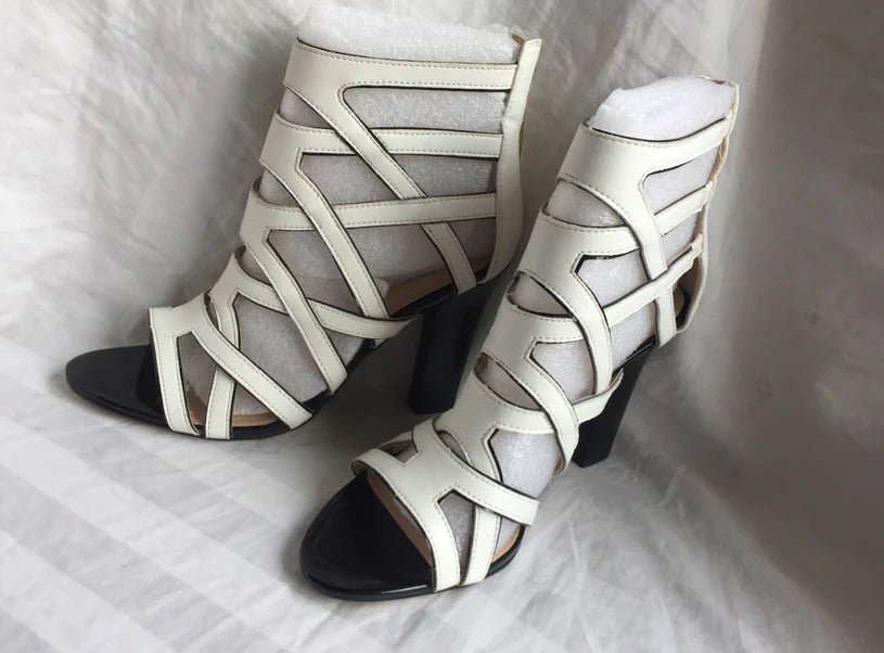 Marc Fisher Leana Caged Heeled Sandals Size 9M Womens 20218 121