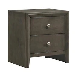 Serenity 2-drawer nightstand mod grey/gray NEW CO-215842-SO