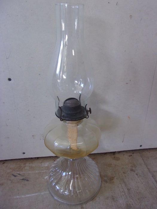 Vintage glass kerosene lamp 14924