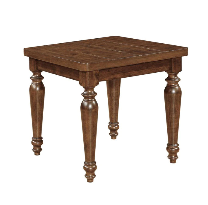 CLEARANCE Rustic brown square end table NEW CO-703577