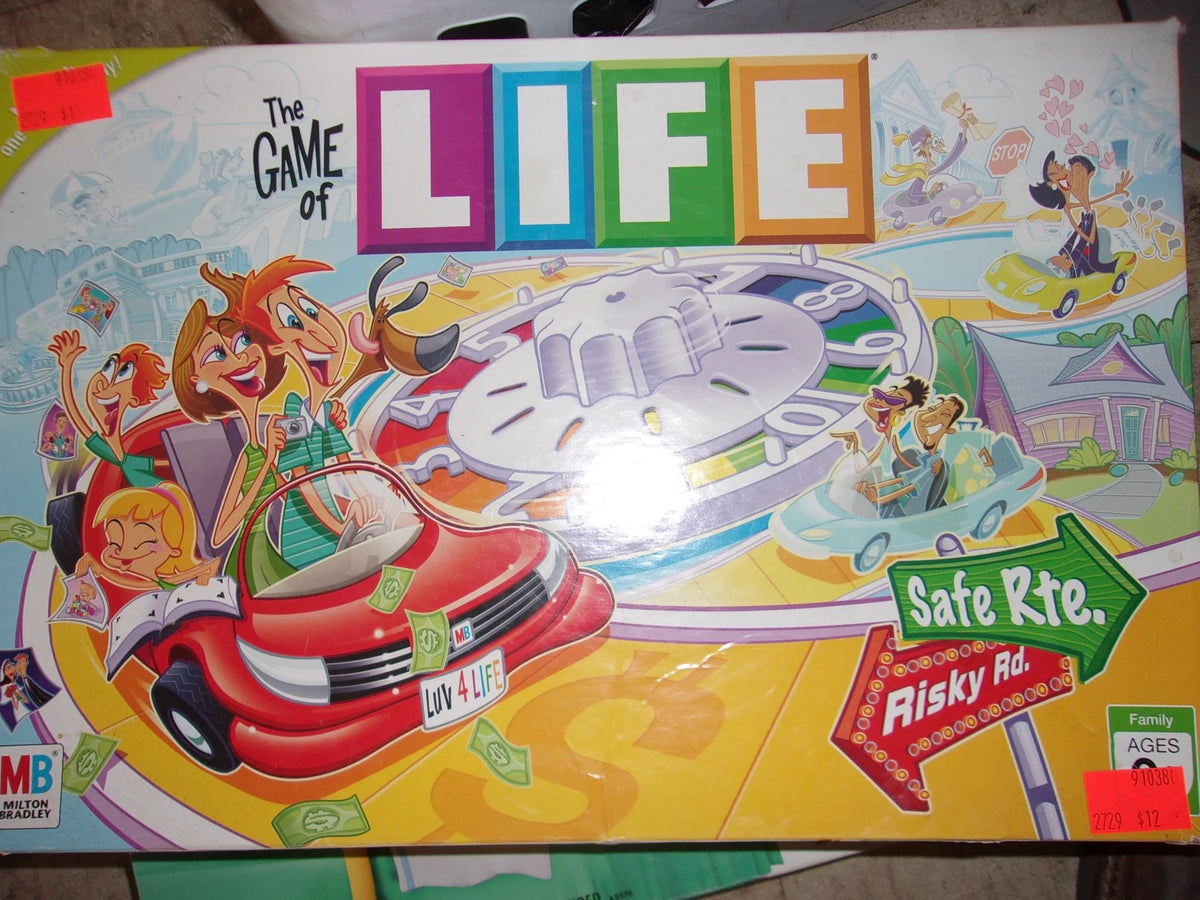 THE GAME OF LIFE TWISTS & TURNS MB MILTON BRADLEY GOOD USED