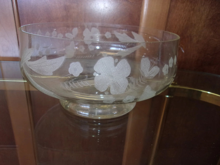 Glass fruit bowls with silver base 16816