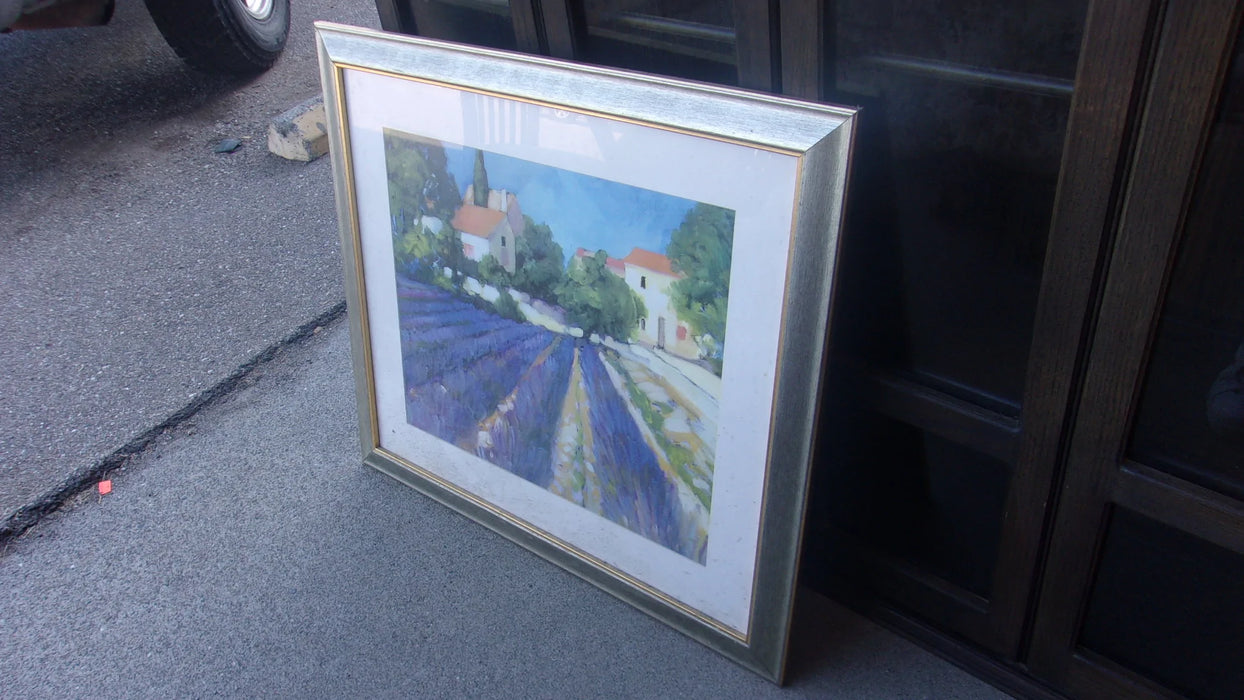 Picture impressionistic, framed 16608