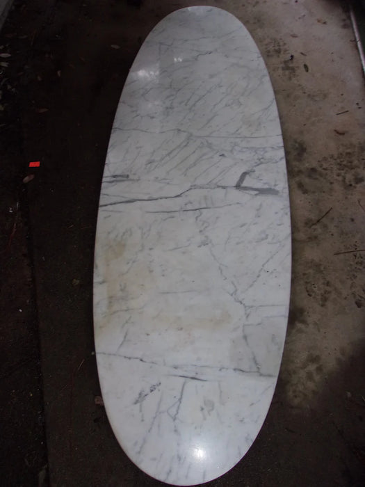 Oval marble coffee table top R21138