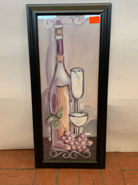 Painted wine picture 18043