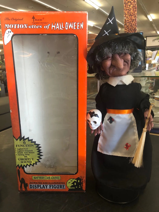 TLCO Motion-ettes of Halloween Witch Lighted Ghostly Sounds Collectable 20336 121