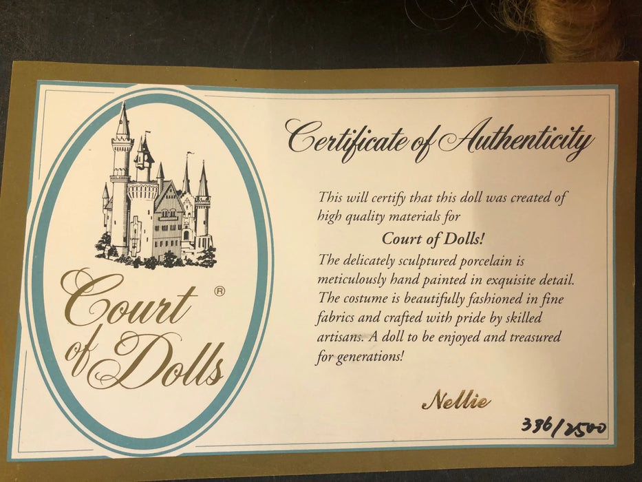 Count of Dolls presents a design by Genny Certificate of Authenticity 20341 121