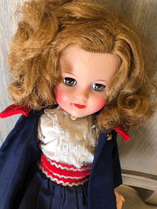 Vintage Shirley Temple Doll St-15-N Open Close Eyes Ideal 20369 121