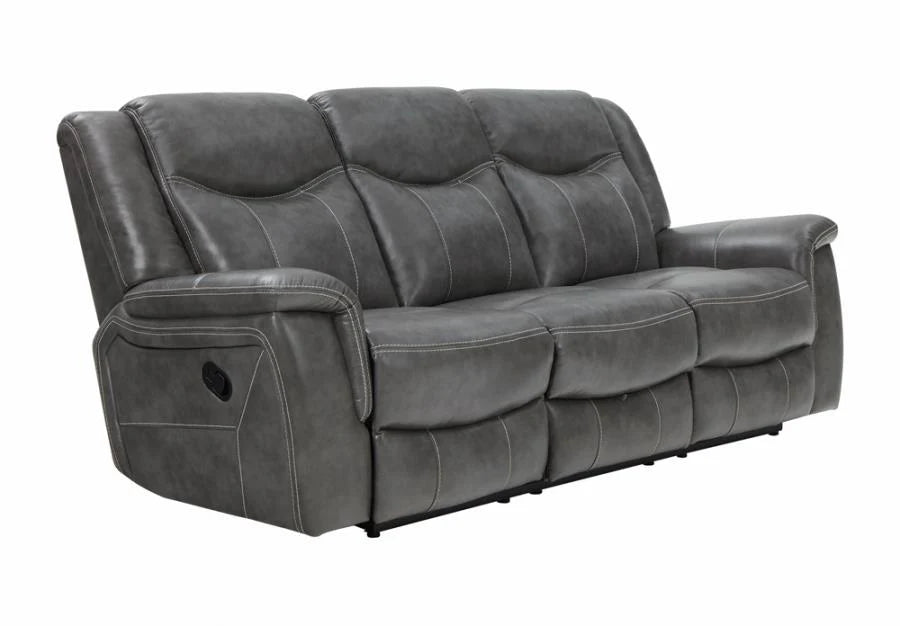 Conrad motion reclining sofa cool grey NEW CO-650354
