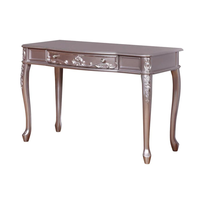 Caroline vanity desk metallic lilac NEW AS IS CO-400896-DMG