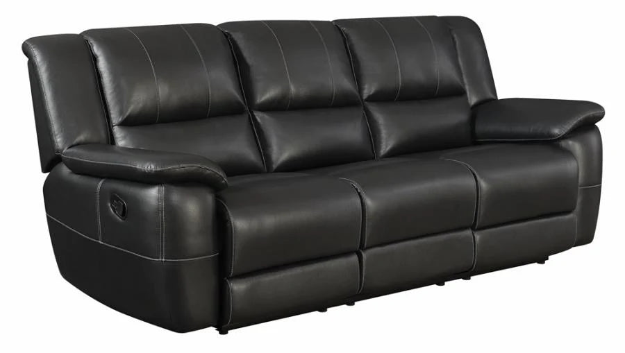 Lee pillow arm motion reclining sofa black NEW, SPECIAL ORDER CO-601061