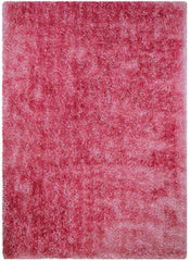 Persian Weavers Alma shag solid pink rug 5x7 NEW PW-ASPK5x7