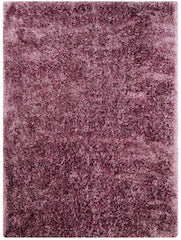 Persian Weavers Alma shag solid purple rug 5x7 NEW PW-ASPR5x7