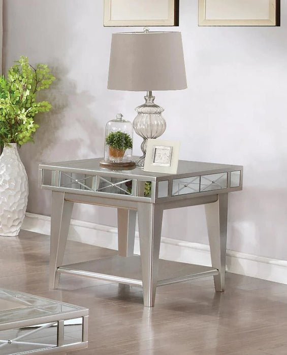 Mirrored end table NEW CO-720887