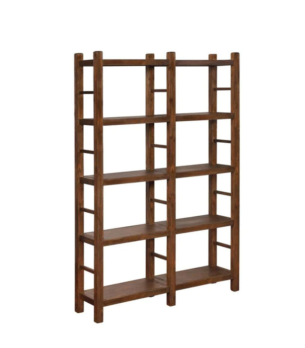 Bookcase bookshelf rustic brown NEW CO-802783