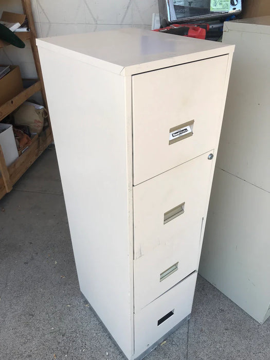 Steelworks filing cabinet with 4 file drawers metal 18873
