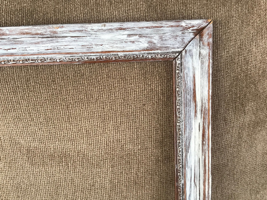 Picture frame distressed white 18969