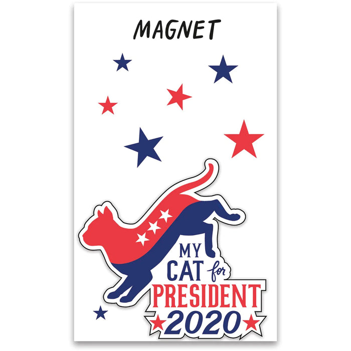 Memo holder magnet - Cat President Primitives by Kathy NEW PK-104973