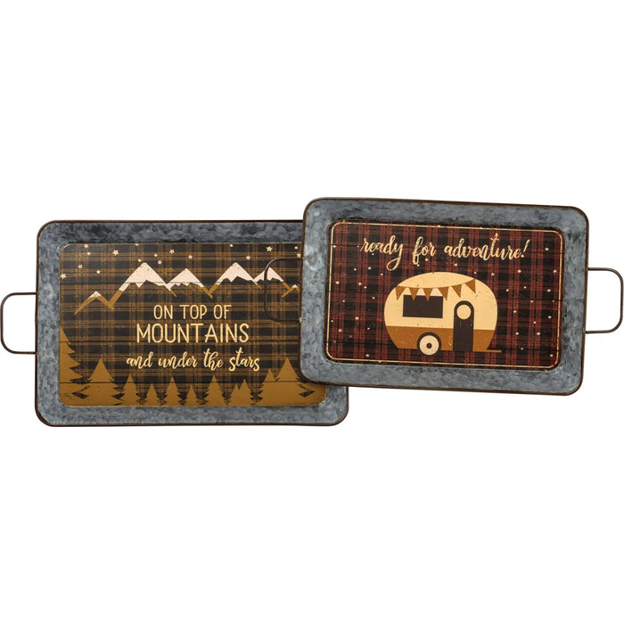 Tray Set - Ready For Adventure Primitives by Kathy NEW PK-106103