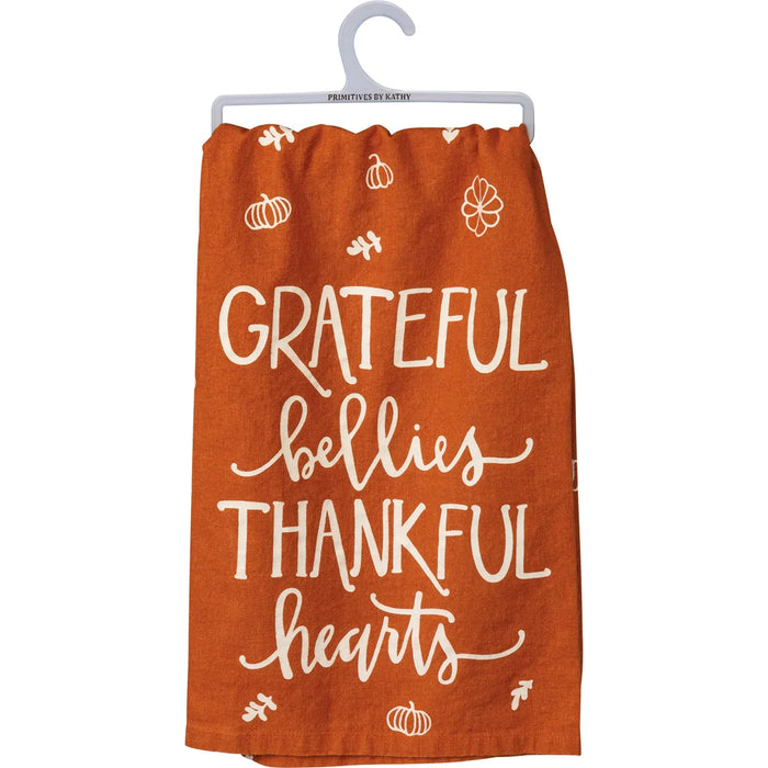 Dish Towel - Grateful Bellies Primitives by Kathy NEW PK-106430