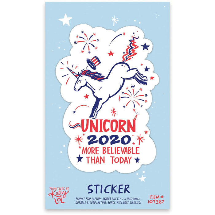 Memo holder magnet - Unicorn 2020 Primitives by Kathy NEW PK-107363