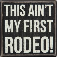 Box Sign - First Rodeo Primitives by Kathy NEW PK-27347