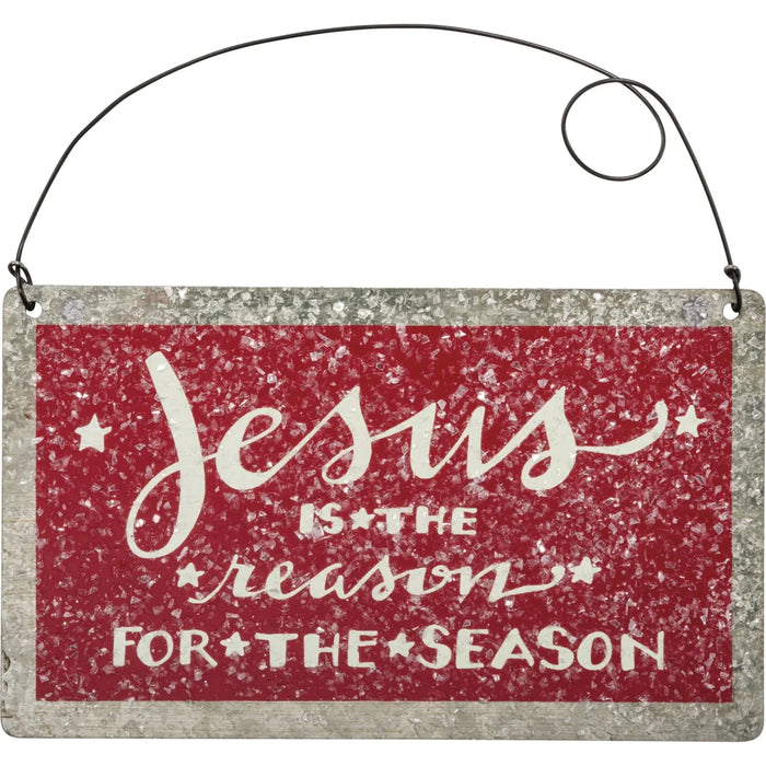 Christmas Ornament - Jesus Reason Primitives by Kathy NEW PK-32417