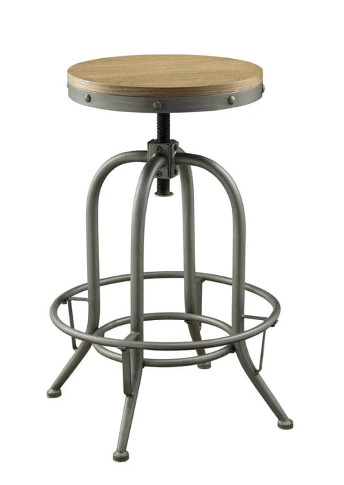 Adjustable bar stool barstool graphite finish 24-29H NEW ADJ BAR STOOL 19x24-29H CO-122098