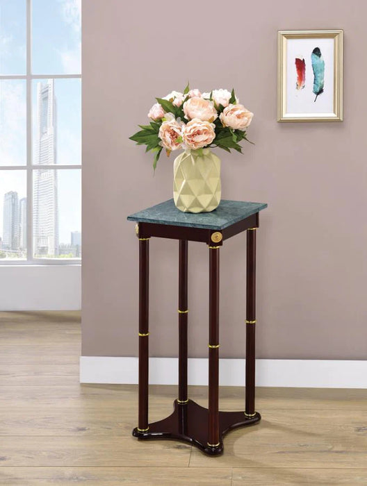 Plant stand end table merlot finish NEW CO-3316