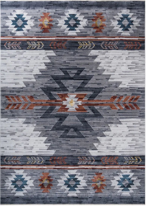 Persian Weavers Ashton 568 Southwestern Rustic grey/gray rug 2x3 PW-AS568RG2x3