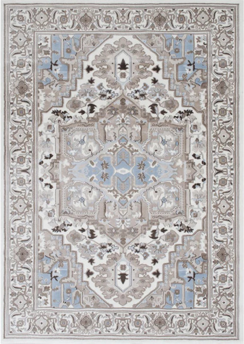 Persian Weavers Cambridge 1054 ice blue rug 5x7 NEW PW-CA1054IB5x7