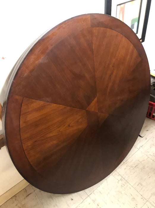 Round wood dining table top missing legs 25042