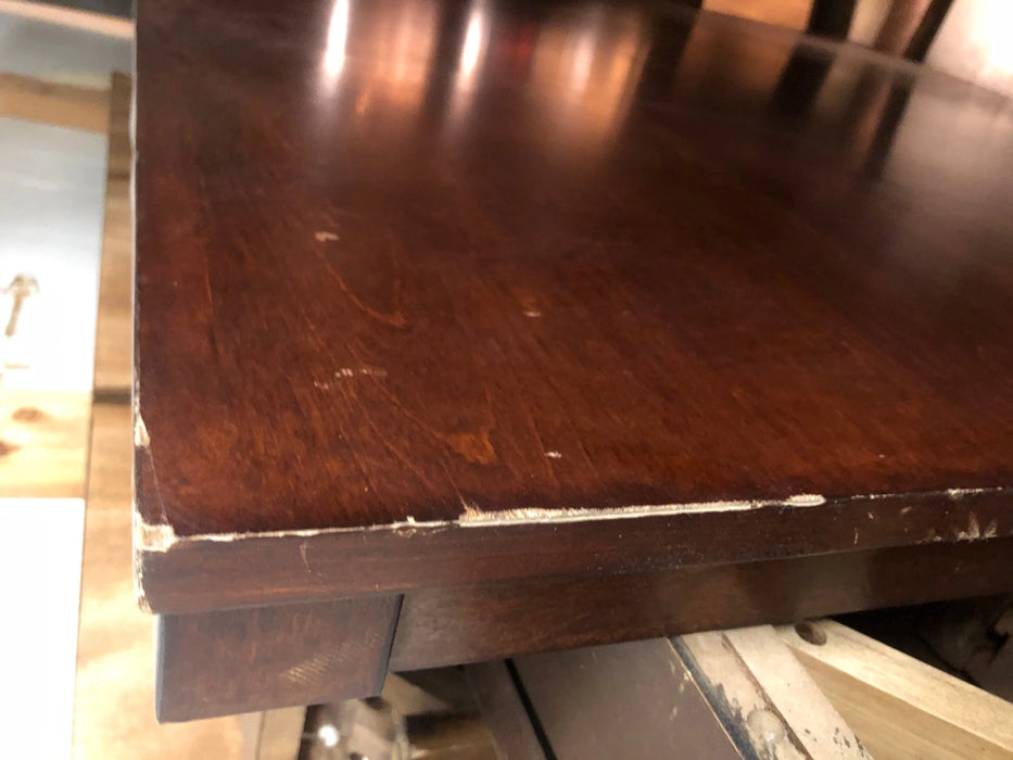 Square wood dining table missing legs 25057