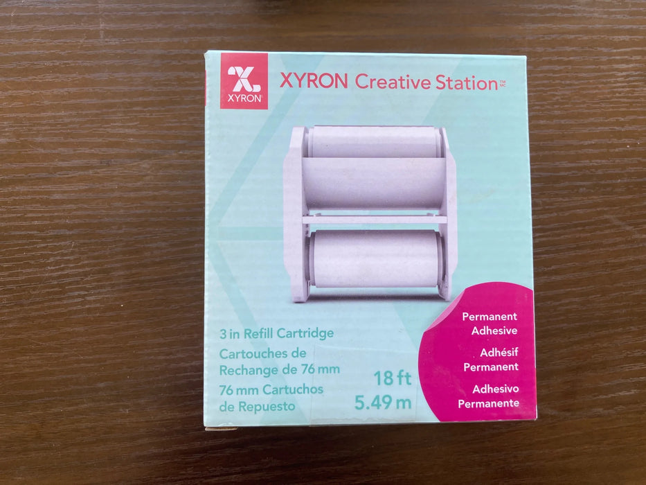 Xyron creative station permanent adhesives 3 inch NEW 25161