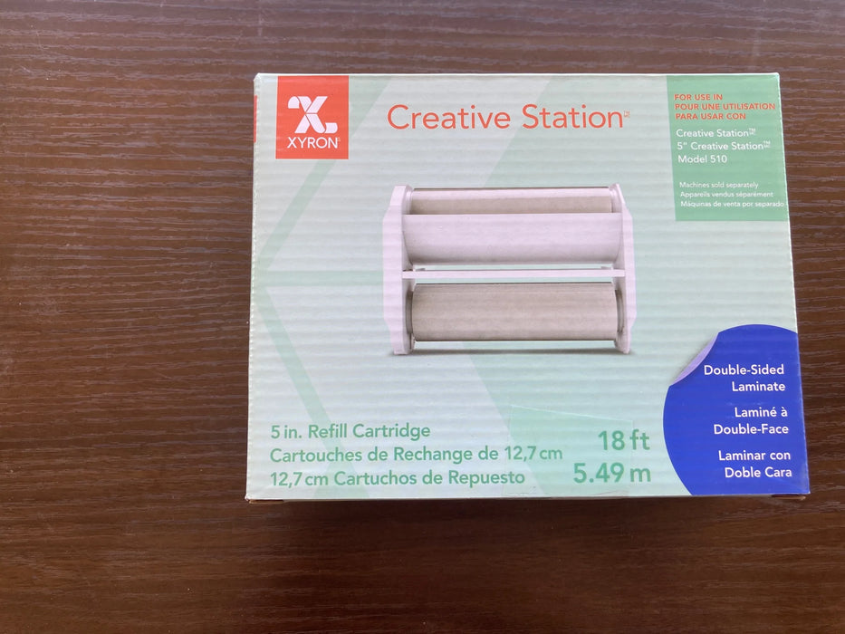 Xyron creative station 5 inch double sided laminate NEW 25162