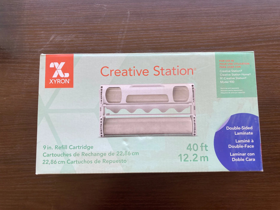 Xyron creative station double sided laminate 9 inch NEW 25164