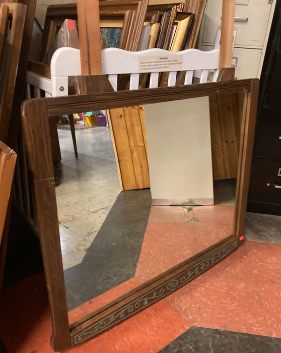 Large dresser framed mirror 25206