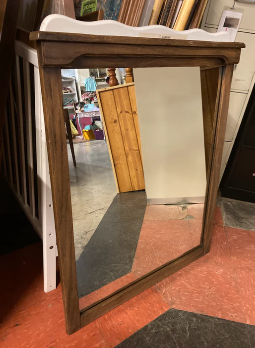 Wood framed mirror 25208