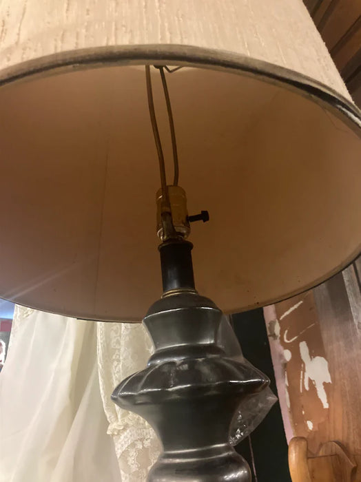 Metal medium lamp with shade 25224