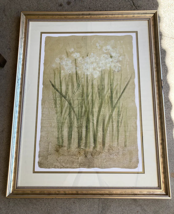 Framed and matted picture Narcissus by Cheri Blum 25251