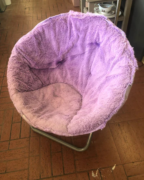 Fluffy discount lounge chair