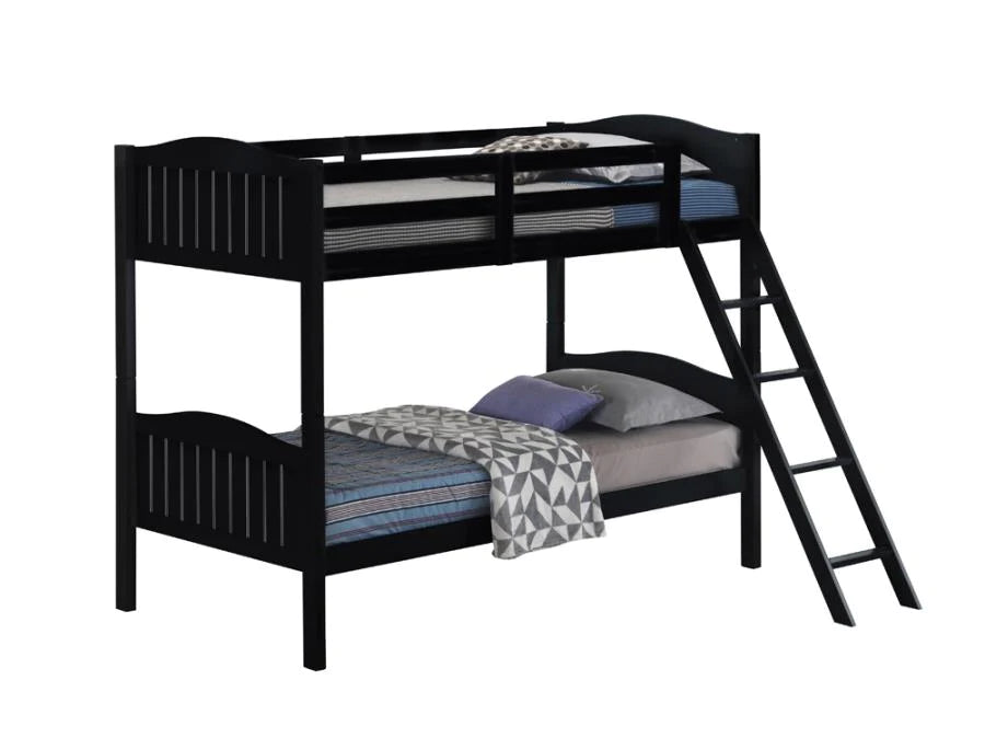 Bunk bed/beds bunkbed/bunkbeds twin/ twin black NEW CO-405053BLK