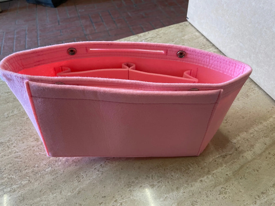 Pink velvet storage organizer/caddy 25436