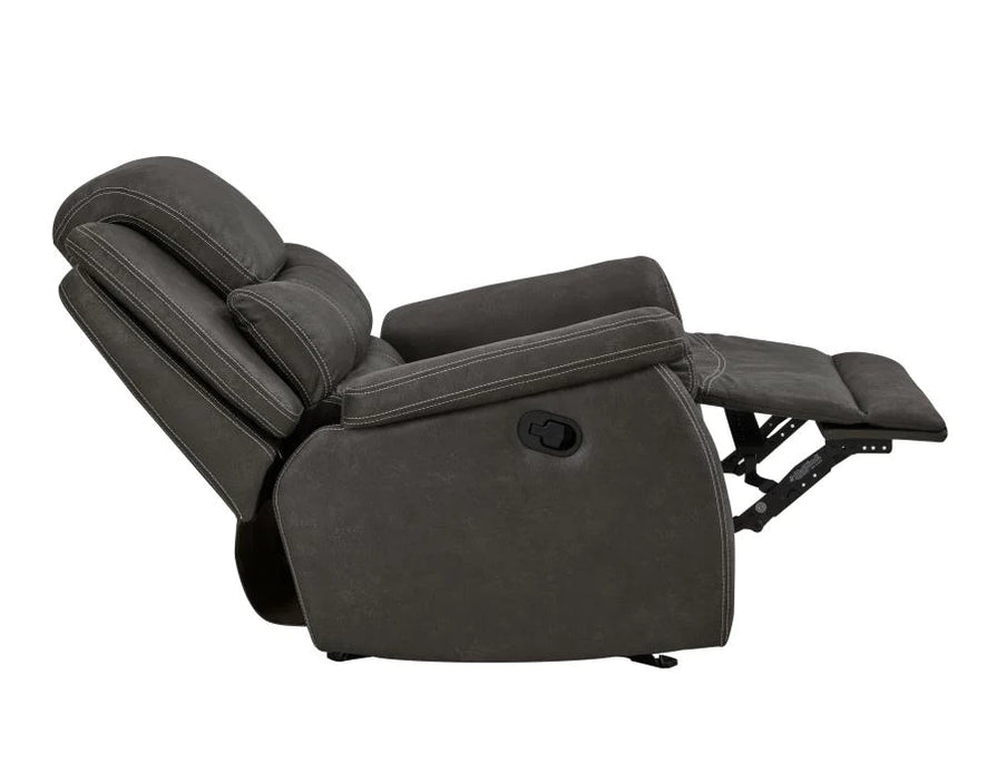 Wyatt glider rocker recliner grey/gray NEW CO-602453