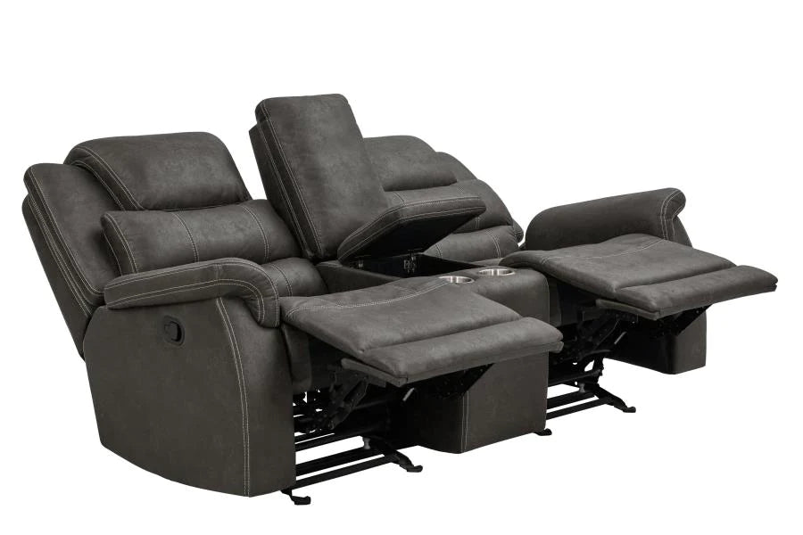 Wyatt glider rocker recliner grey/gray NEW CO-602453
