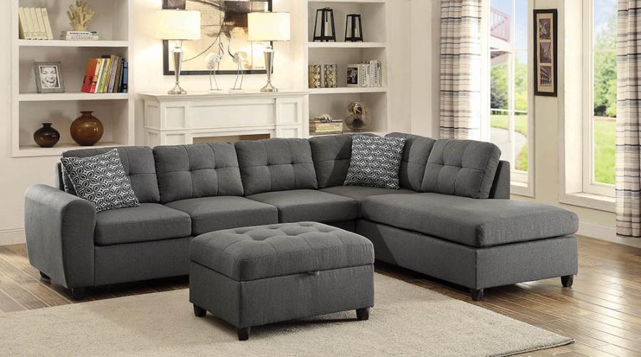 Stonenesse gray fabric sectional sofa NEW CO-500413