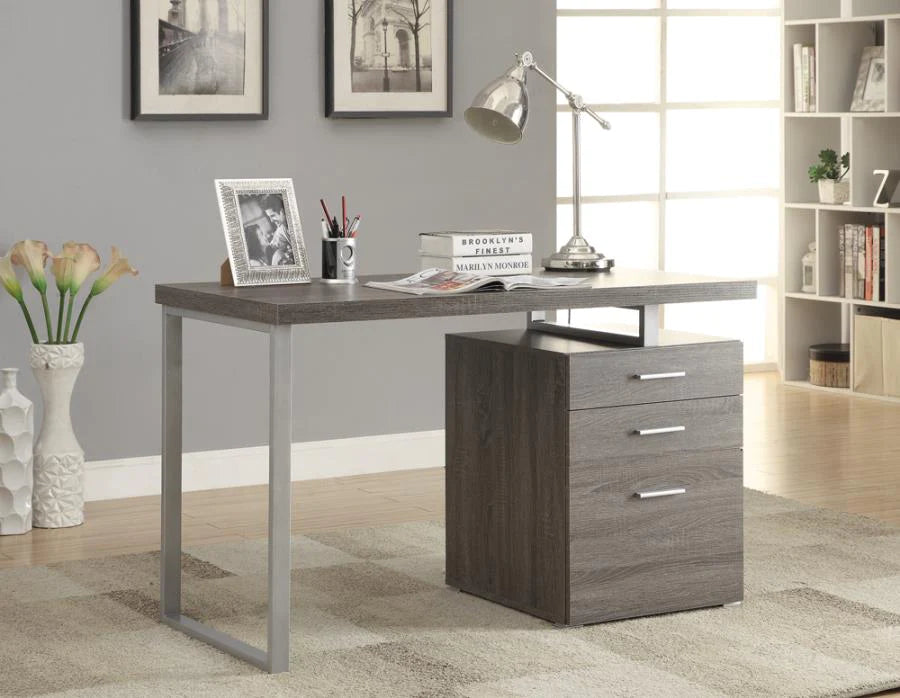 Brennan office desk weathered grey/gray NEW CO-800520