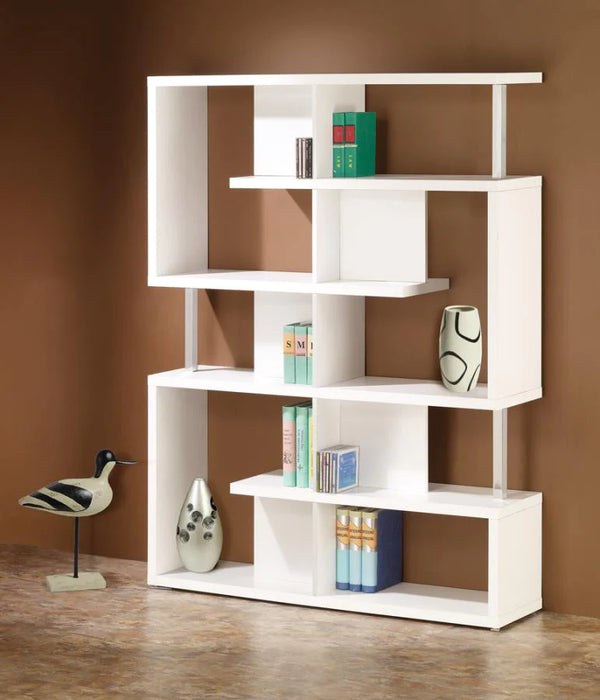 Bookcase display shelf white NEW SPECIAL ORDER CO-800310