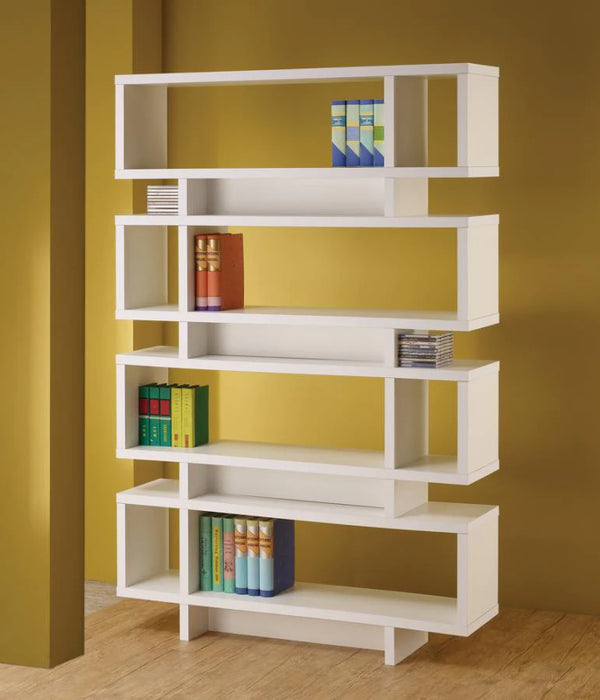 Bookcase display shelf white NEW SPECIAL ORDER CO-800308