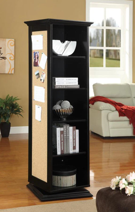 Accent cabinet black bookcase shelf NEW SPECIAL ORDER CO-910083